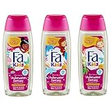 3 er Pack Fa Kinder Duschgel & Shampoo Süßer Beeren-Duft, 250 ml