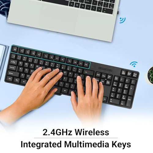 Zebronics Zeb-Companion 107 USB Wireless Keyboard and Mouse Set with Nano Receiver (Black) - Image 7