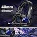 immagine 5Cuffie, TedGem Headset, Headphones, Suono Surround Stereo Cuffie Gaming, 3.5mm Cuffie PS4, LED Cuffie Gaming PC, Wired Over Ear Headset USB Per PC, Mac, Laptop