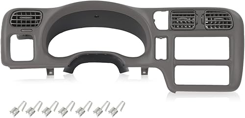CROSSDESIGN Cubierta de bisel de radio compatible con Chevy S-10 GMC Jimmy Sonoma Blazer 1998 1999 2000 2001 2002 2003 2004 CROSSDESIGN Cubierta de bisel de radio compatible con Chevy S-10 GMC Jimmy Sonoma Blazer 1998 1999 2000 2001 2002 2003 2004