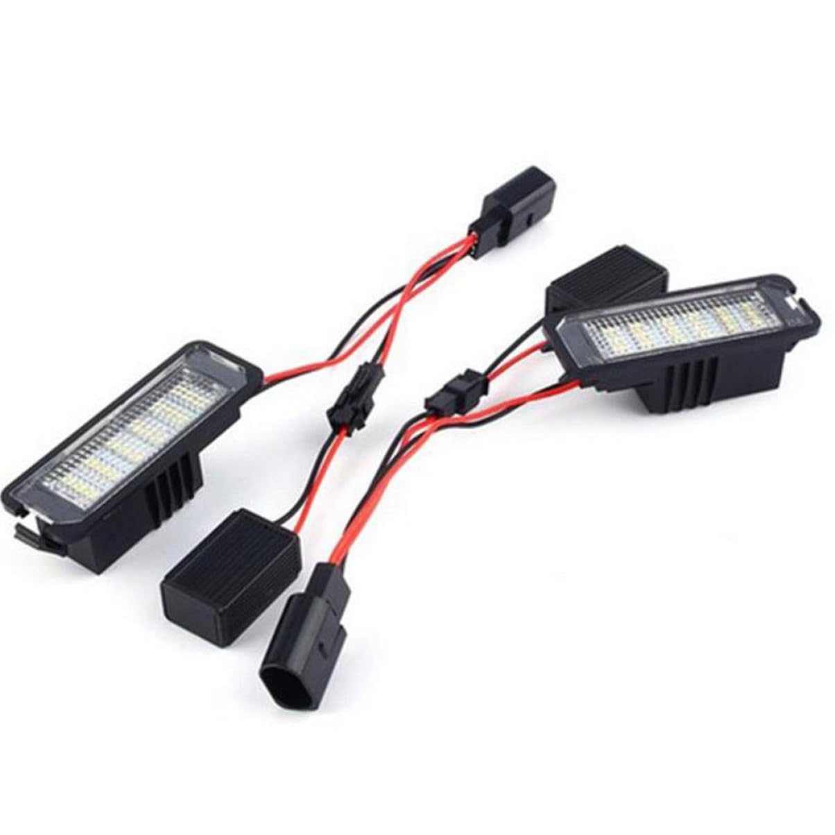 PartyKindom 12pezzi Targa Led Per Auto Di Facile Installazione Luce Omogenea e Brillante Compatibile Con Golf e Risparmio Energetico e Basso Consumo