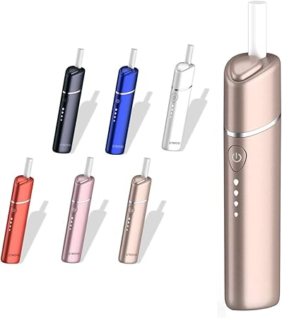 Amazon Co Jp Uwoo Y1 40 加熱式タバコ 互換機 改善版 電子タバコ スターターキット 連続吸引40本 30mah大容量 15秒予熱 温度調節 自動清潔 爆煙 バイブレーション式 金 ドラッグストア