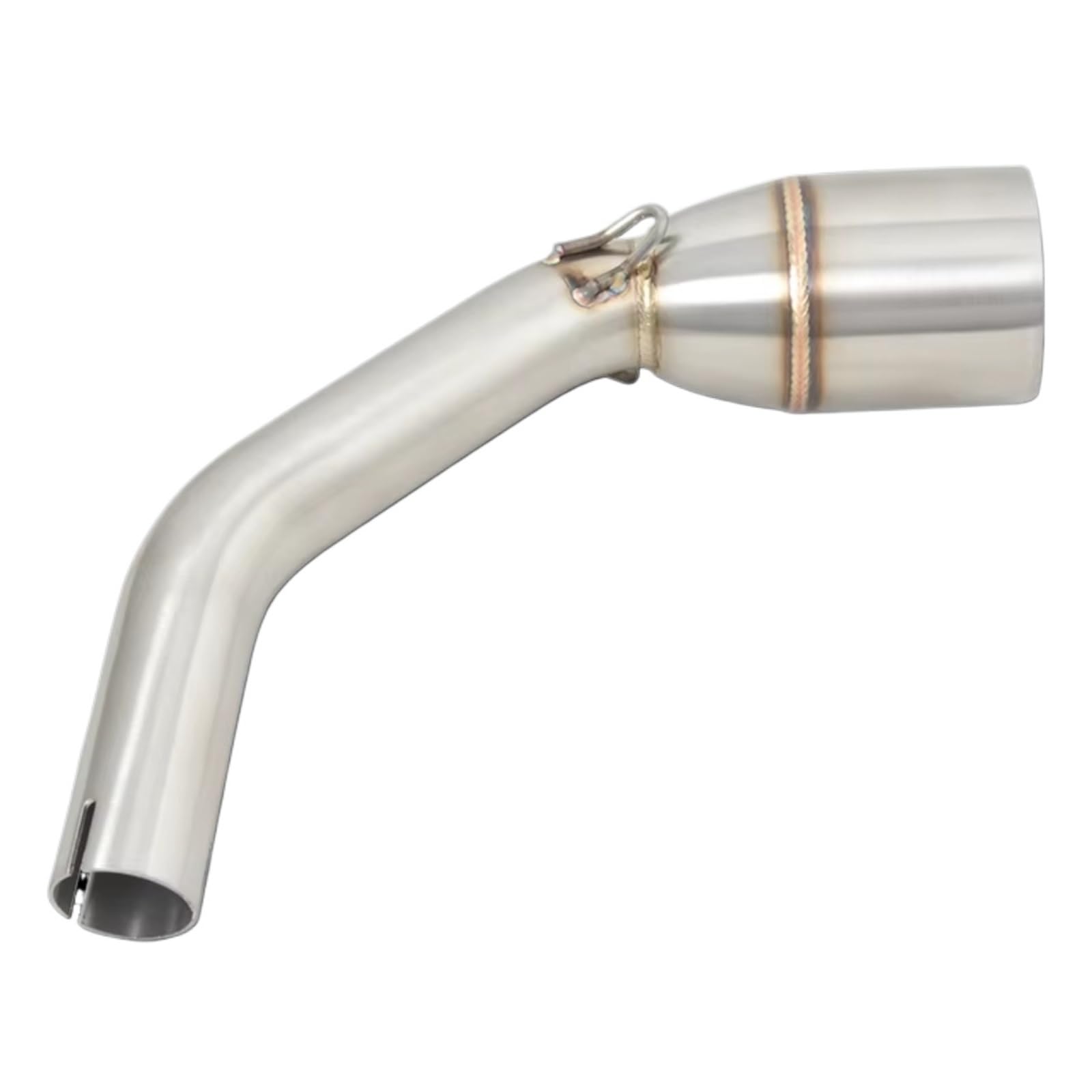 Motorrad Slip-On Auspuff Für Grom125 Für MSX125 SF 2021 2022 2023 Motorradanschluss 51mm Auspuff Für Fluchtsysteme Modifiziertes Verbindungsrohr Motorradauspuff-Verbindungsrohr