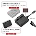 Panasonic Authentic LUMIX Battery Charger for Panasonic Original LUMIX DMW-BLF19, Black (DMW-BTC13)