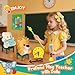 Alritz Pretend Play Teacher Set, School Stuff, Role Play Preschool Learning Activities Classroom Set for Girl Boys Include Dolls, Toy Laptop, Black Board, Birthday Gift 5 6 7 8 9+ Years Old