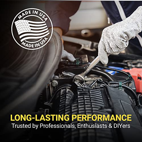 Spartan Power Battery Cable 5 Foot 4 Gauge Awg Wire Set 5/16" M8 #TOP5