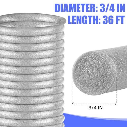Espuma backer rod 3/4 pulg x 36 pies gris miniatura 2