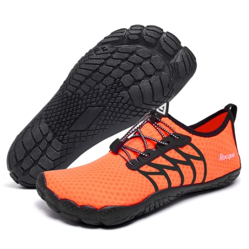 Image of Racqua Water Shoes Quick-Dry Swim Shoes Breathable Lightweight Beach Shoes Pool Barefoot Aqua for Women Men