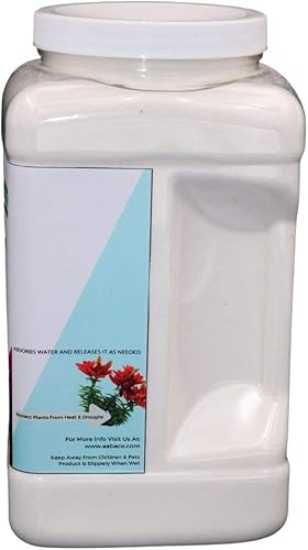 Miniatura 3 de AABACO Cristales de almacenamiento de agua, para plantas de interior y exterior, mezcla cristales con tierra para reducir la cantidad de riego