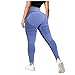 EFDNK-HB Women's High Waisted Compression Leggings - Workout Tummy Control Gym Fitness Tights for All Occasions(Gray)