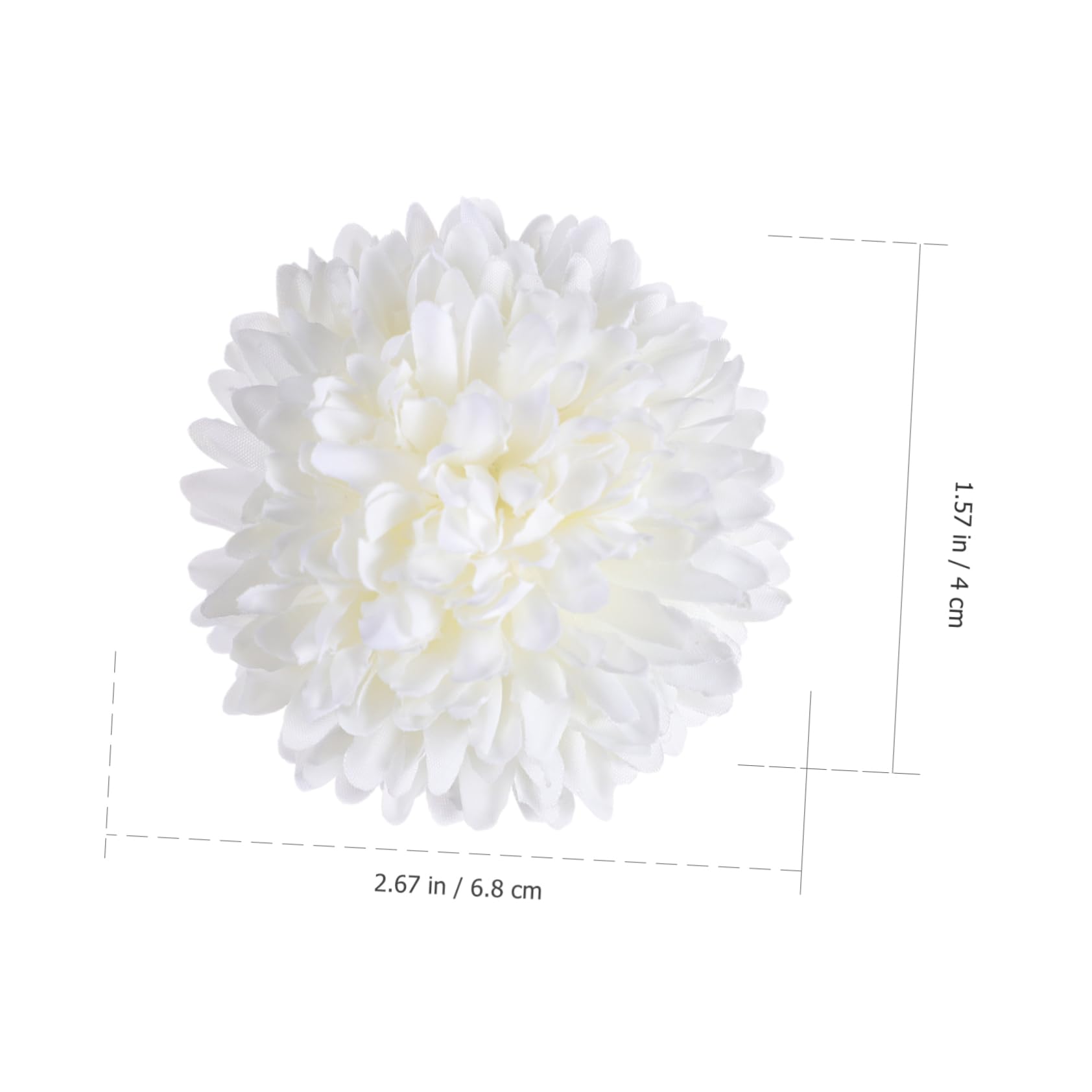 MAGICLULU 2 Sätze Simulierte Chrysanthemendekoration Herzstück Tischdekoration Gefälschte Chrysanthemen Hochzeitsdekoration Simulation Chrysanthemenblüte Plastik 50 Stück * 2