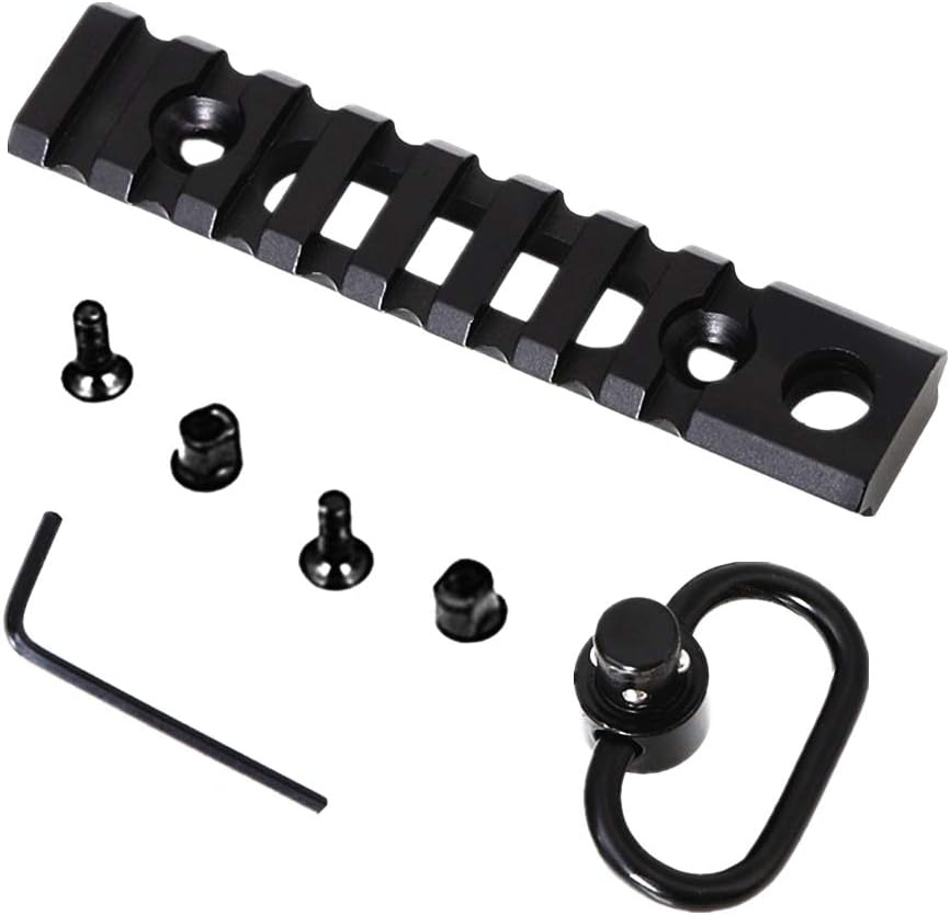 HWZ Tactical Keymod Rail Mount Picatinny Weaver Rail Sections 8 Slots