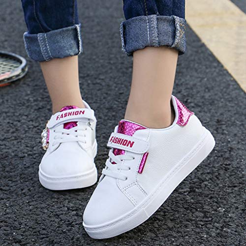 Boys Girls Sport Shoes Pearl Flat Scale Princess Solid Color Outdoor Non-slip Shoes for Toddler3