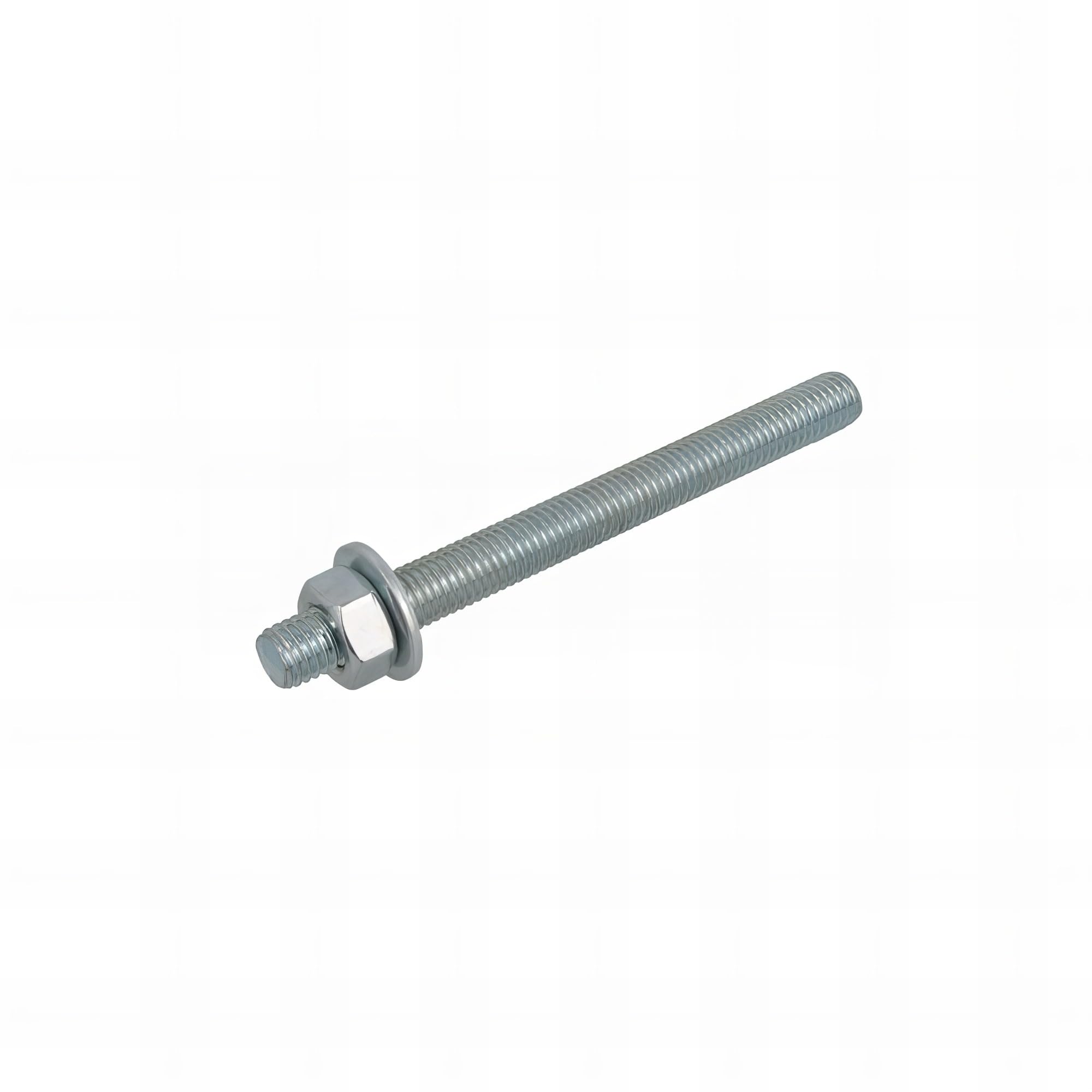 10 Tiges pour Scellement Chimique 5,8 acier Zn - diamètre 10 mm - Longueur 160 mm - Diamètre 10 mm