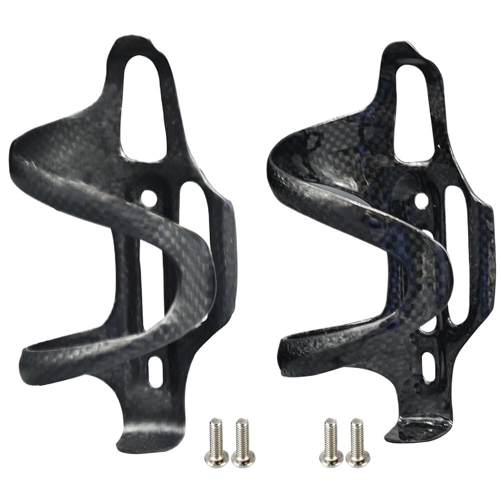 Flaschenhalter Fahrrad Seitlicher Zugtyp Ultraleichter Vollcarbon-Fahrrad-Wasserflaschenhalter Fahrrad-Getränkehalter Leichtgewicht for MTB Mountainbike Rennrad Fahrrad Flaschenhalter(1pcsglossy 1pcsm