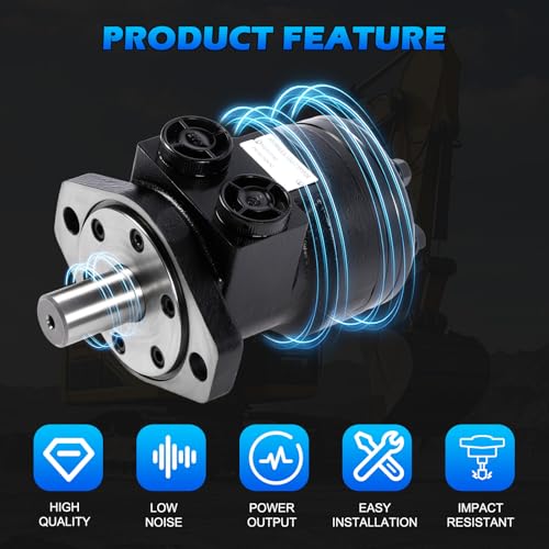 Image of 101-1025-009 | 101-1025 Hydraulic Motor | Direct Replacement for Eaton Char-Lynn H Series | Cast Iron High Torque | Displacement 51cc /r | 2 Bolt Flange Mount |