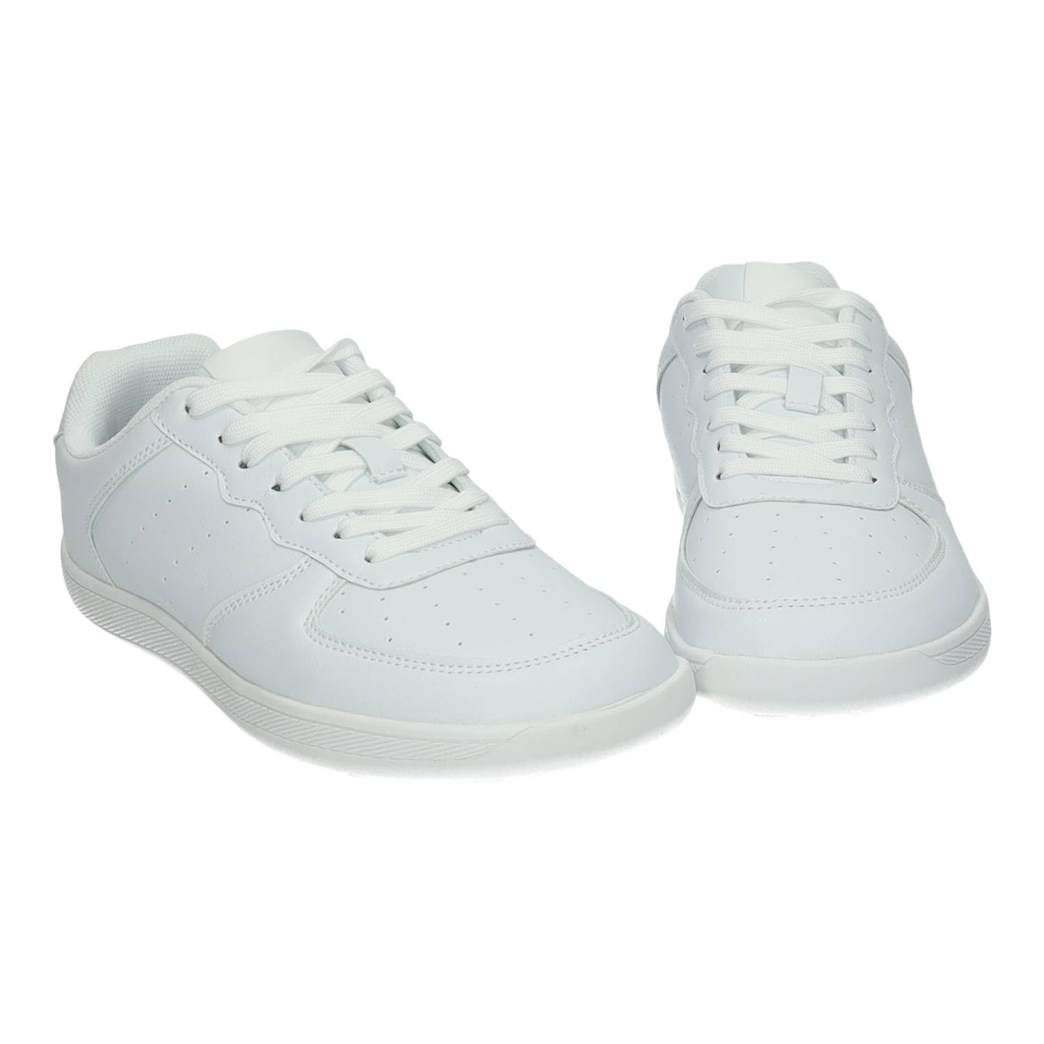 DEMAX 7-1225A Deportivas Barefoot 7-1225A. Blancas para Mujer con Plantilla cómoda y diseño Casual versátil,DEMAX Mujer Deportivos