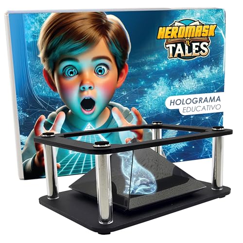 Heromask Tales: Cuentacuentos Educativo - Holograma 3D para Enseñar Valores y Lecciones Profundas - Cuentos Infantiles...