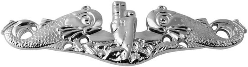 Submarine Warfare Silver Metal Auto Emblem