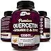 NutriFlair Quercetin 1200mg with Vitamin C and Zinc, 120 Capsules - All-Natural Supplement, Gluten-Free, Soy-Free, Non-GMO, Easy-to-Swallow, 2-Month Supply