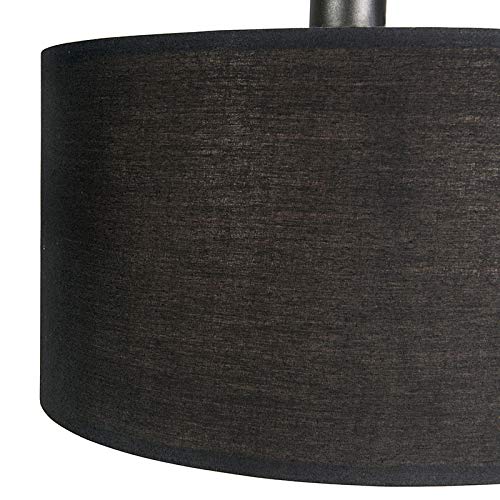 Qazqa vinossa - Lampada da terra arco Moderno - 1 luce - L 1384 mm - Nero - Moderno - Soggiorno