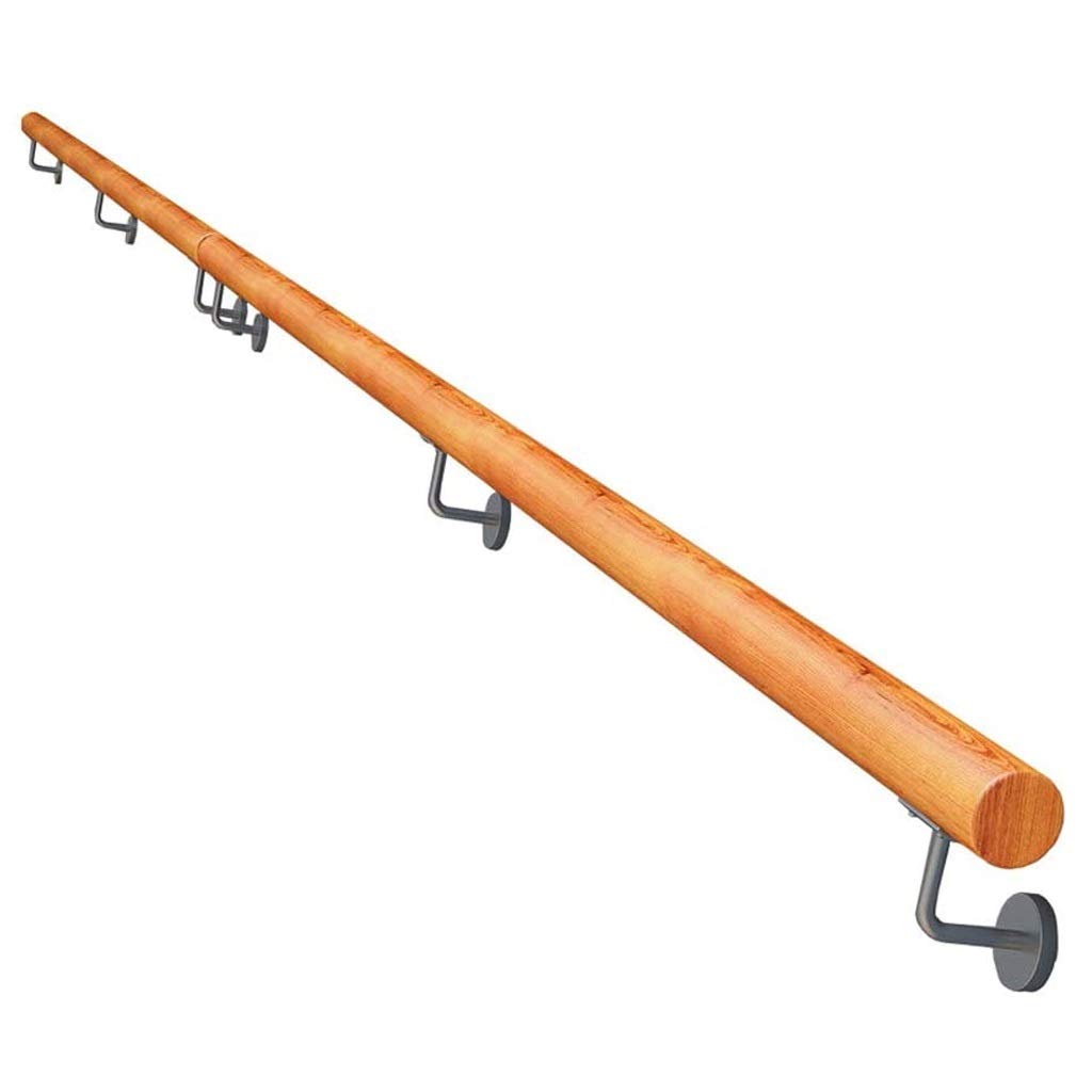 Main courante bois et rampe d'escalier antichute pour marches intérieures