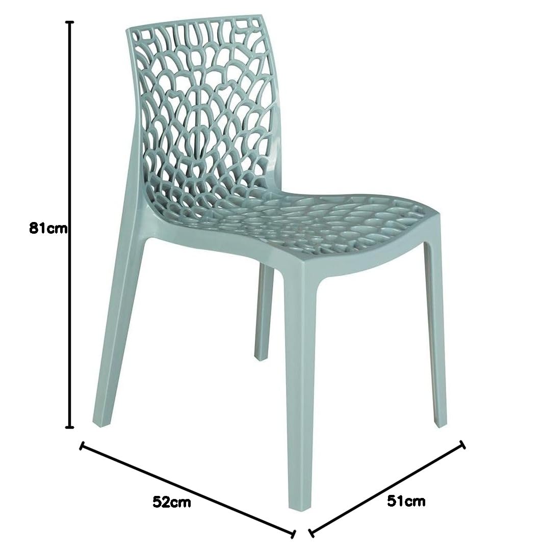 GRAND SOLEIL Gruvyer chaise empilable, Vert Sage