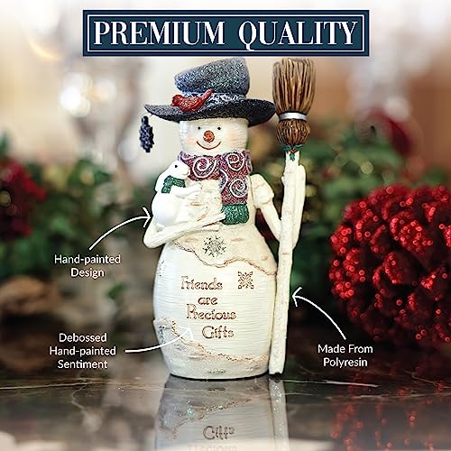 Pavilion-Friends-6-Snowman-Figurine-Sculpted-Hand-Painted-Statue-Snowman-Decor-Indoor-Christmas-Decoration-Winter-Decoration-Holiday-Decor-1-Count Pavilion Friends 6 Snowman Figurine Sculpted Hand Painted Statue Snowman Decor Indoor Christmas Decoration Winter Decoration Holiday Decor 1 Count