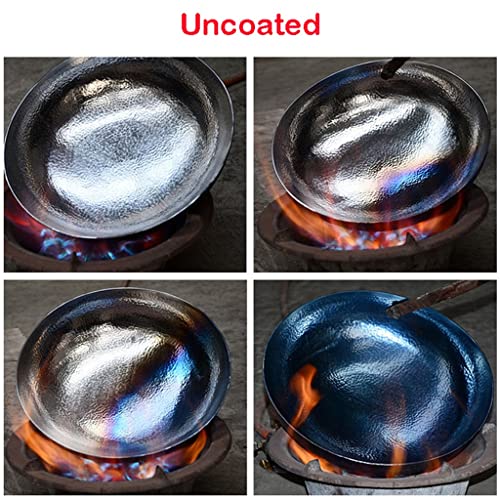 Wok tradicional chino de hierro sin recubrimiento miniatura 7