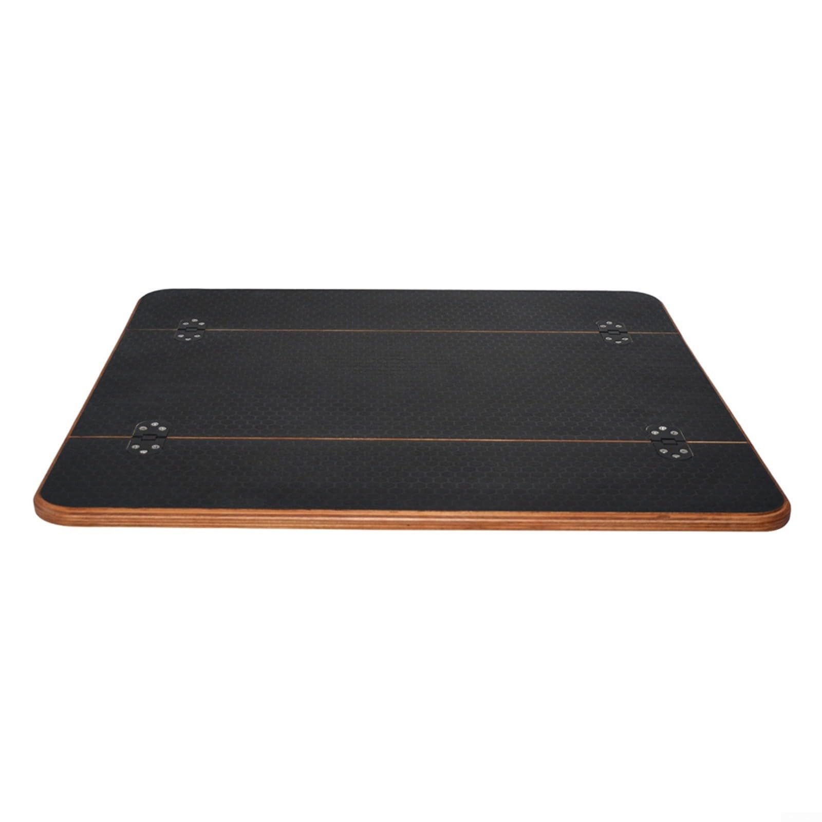 59,9 x 57,1 cm zusammenklappbar für Wohnmobil-Tischplatte, Laminat-Sperrholz, Desktop-Camper, schwarz, Arbeit, Reisen, Büro, passend für Anhänger