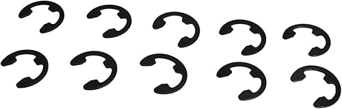 Miniatura 5 de 812000029 - 10 piezas de anillos de presión E-Clip 12000029 compatibles con Husqvarna AYP Craftsman Poulan 16, 18 y 20 HP Tractores de césped