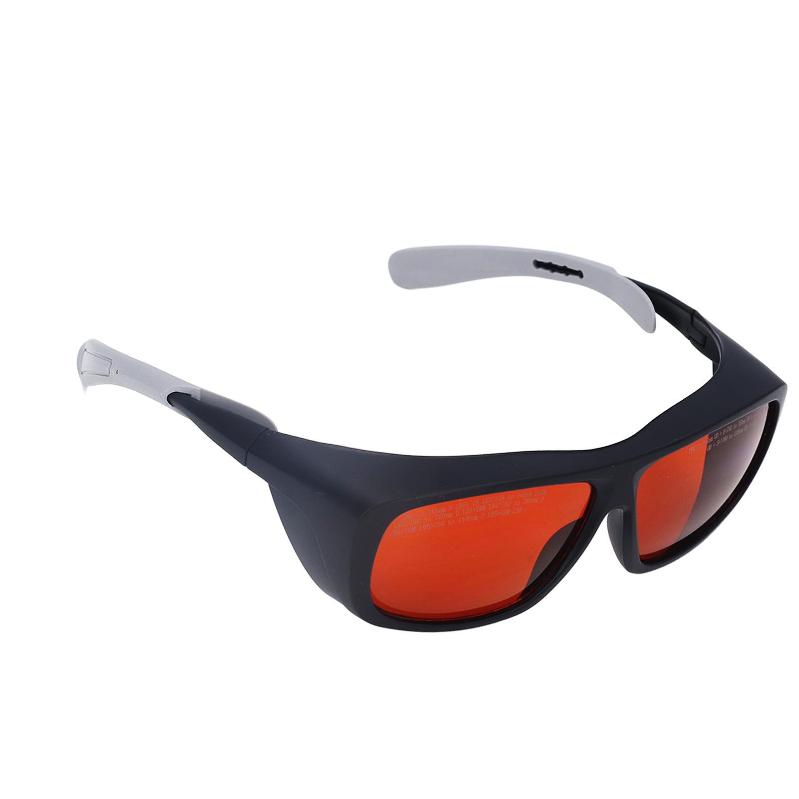 Laserowe okulary ochronne Profesjonalna klasa 180 nm do 540 nm i 750 nm do 1100 nm Ochrona długości fali dla techników światłowodowych i entuzjastów ów Materiał PC Trwały i wygodny