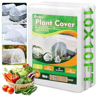 White Plant Covers Freeze Protection, 10 x 10 f...