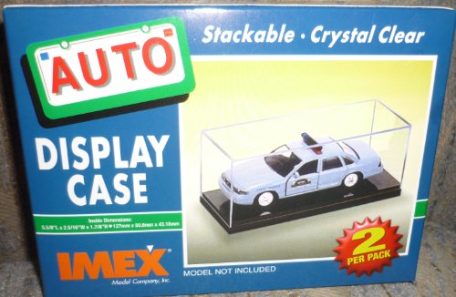 Imex Black Base Display Case for 1/43 Auto or 1/72 Aircraft