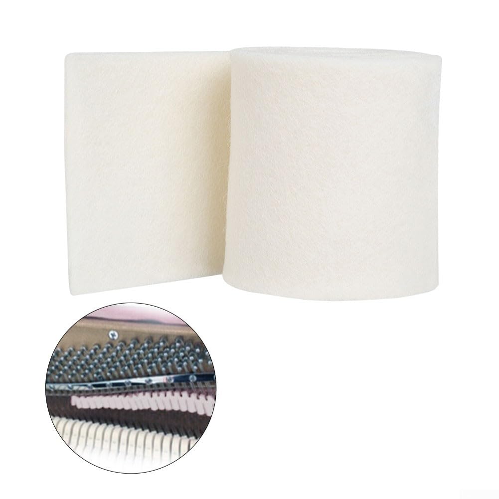 Grand Piano Demper Vilt, Piano Accessoires Piano Muffler Mute Rail Vilt, Katoen Piano Demper Piano Demper Piano Uitlaat Vilt Tuning Tool