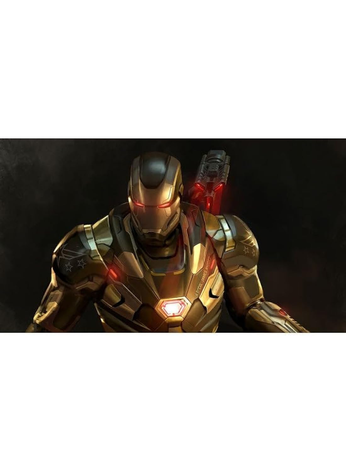 bpa War Machine Rhodes Framed Canvas Wall Art Painting 100x56x3.5Cm Multicolor