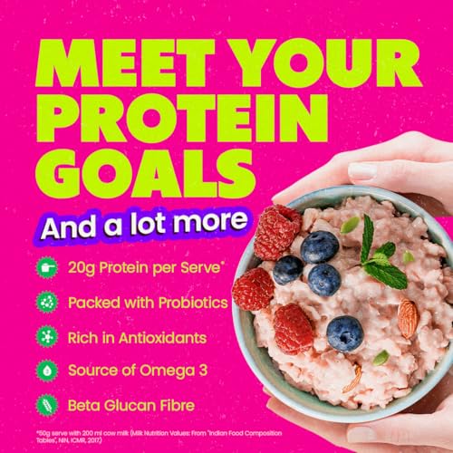 Image of Yogabar Super Protein Muesli And Oats Fruit & Nuts 850G each Combo|25% Dry Fruits,Nuts And Seeds|Healthy Breakfast Cereals|Gluten Free|Antioxidant Rich|Healthy Food For Breakfast|Protein Rich
