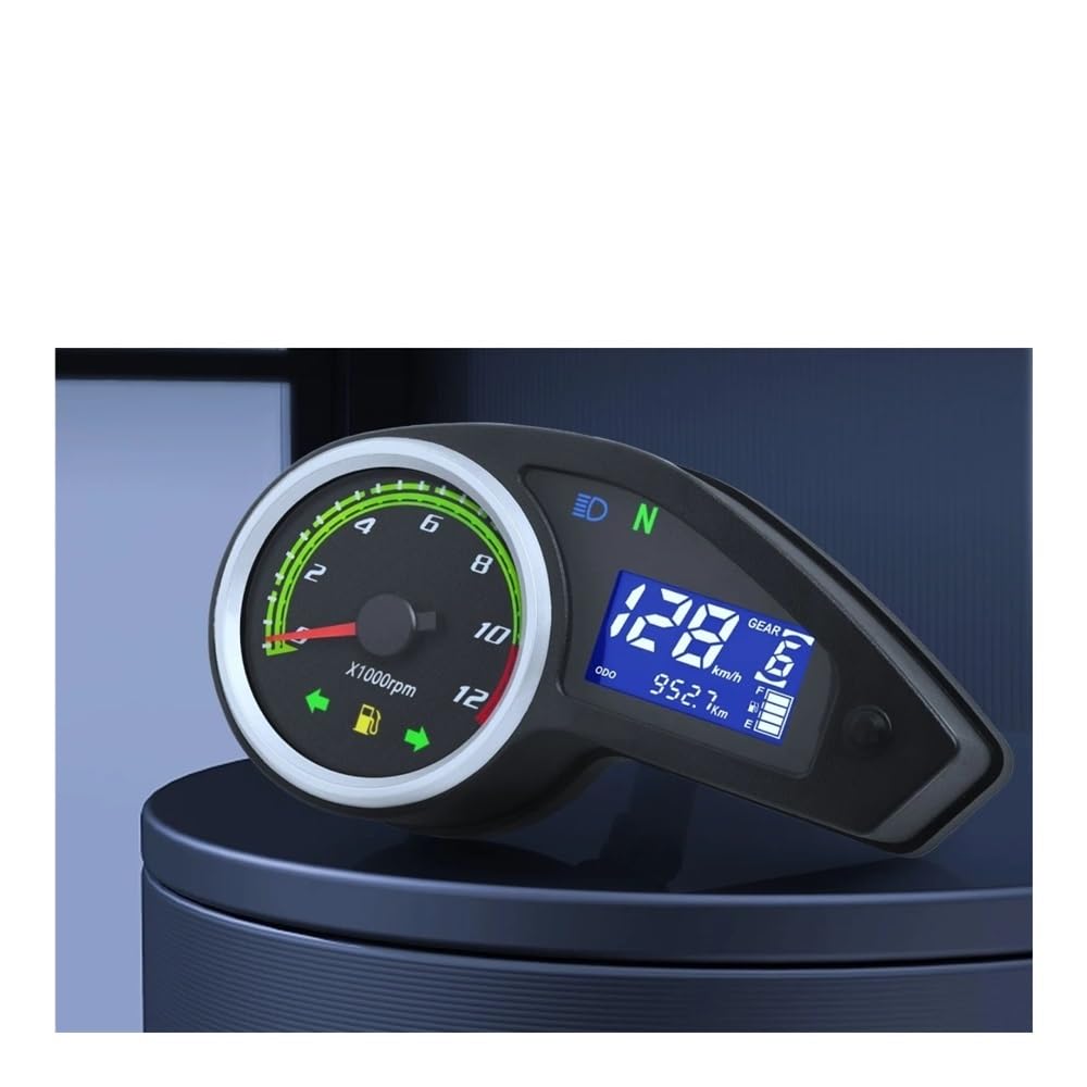 Compteur vitesse moto Compte-tours Avec Clignotants Moto Pour NXR150 NXR125 Pour Bros 2003-2014 Pour CRV Compteur Kilométrique Numérique LED, De Vitesse (MPH)