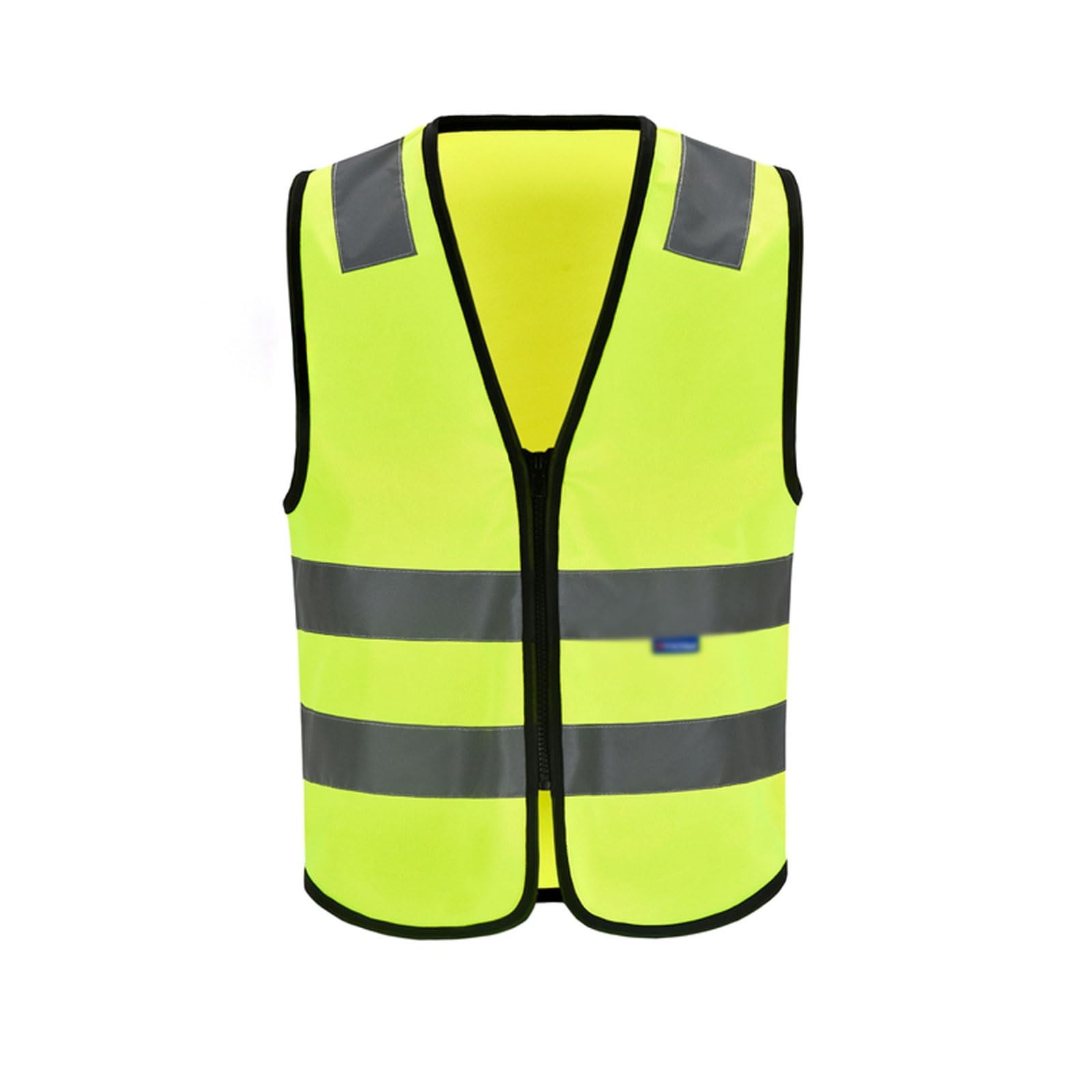 Chaleco de seguridad de alta visibilidad for hombres y mujeres, chaleco de trabajo reflectante con bolsillos y cremallera, ropa de seguridad vial. chaleco reflectante