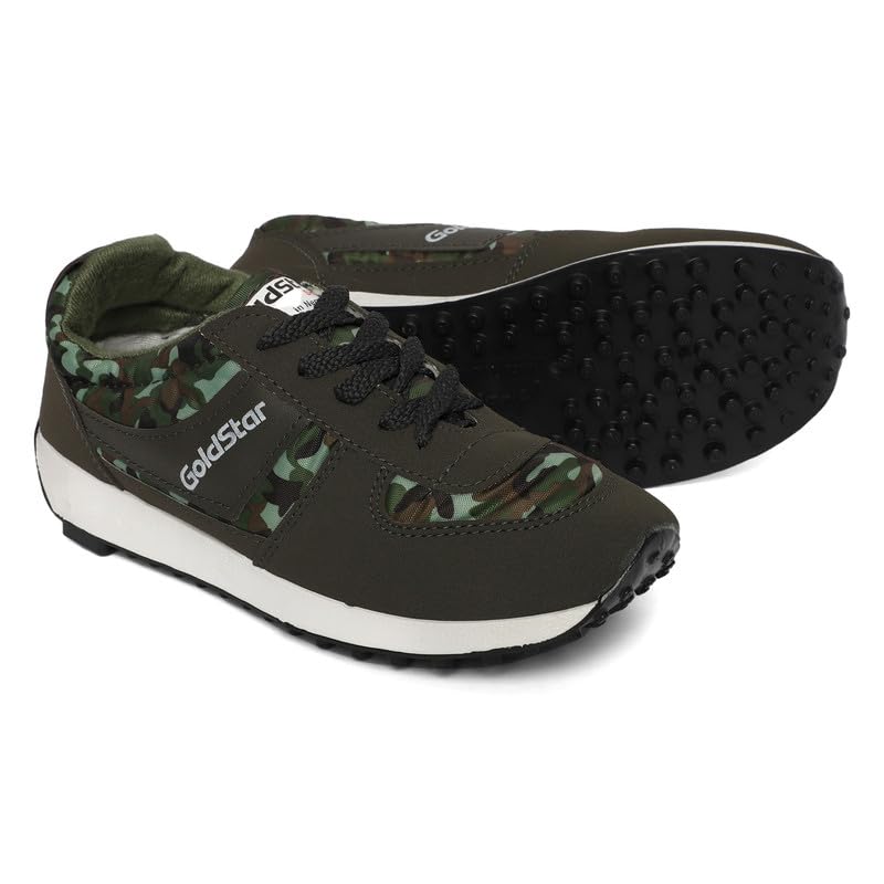Image of GOLDSTAR 602 Men's Stylish Casual Sneakers Shoes | Lace-Up Lightweight Sports Running Shoes for Men | Comfortable Walking, Gym Training, Running Jogging & Footwear
