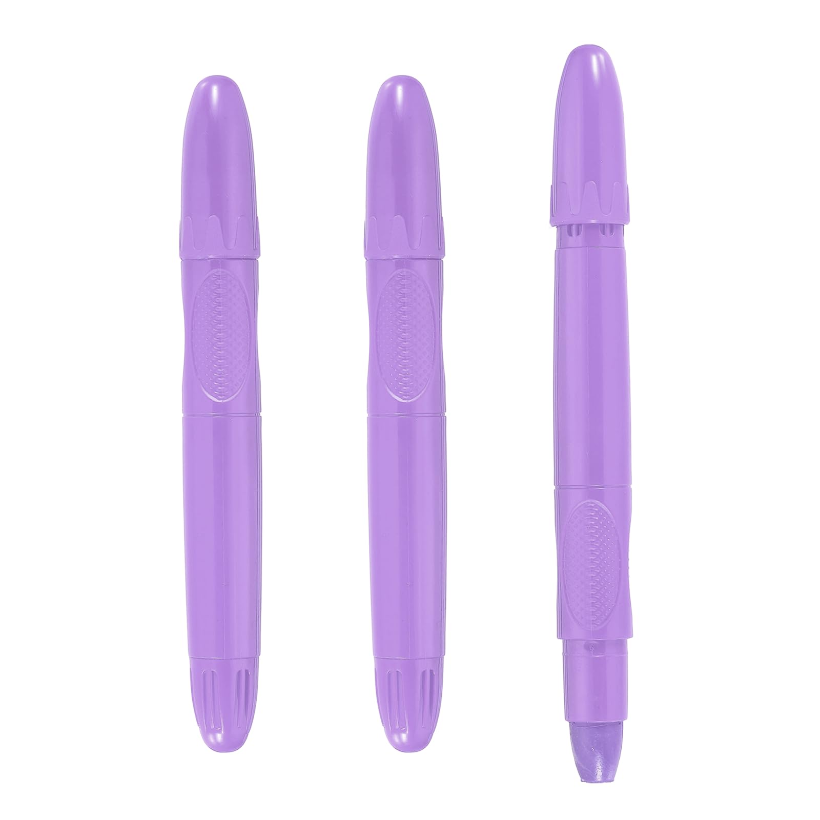 PATIKIL 3 Pack Twistable Crayons, Coloring Twist Crayon Retractable Easy to Hold Silky Washable for Coloring Books Crafts Birthday Parties Art Office Supplies, Light Purple
