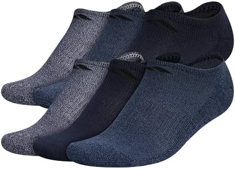 adidas mens Athletic Cushioned No Show Socks (6-pair)