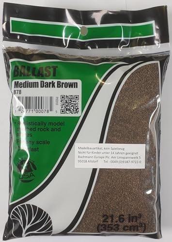 Woodland Scenics WSB78 B78 Loading Goods Grinding Agent Gravel Gravel Decorative Sand Medium Dark Brown Approx. 230 g - Image 2