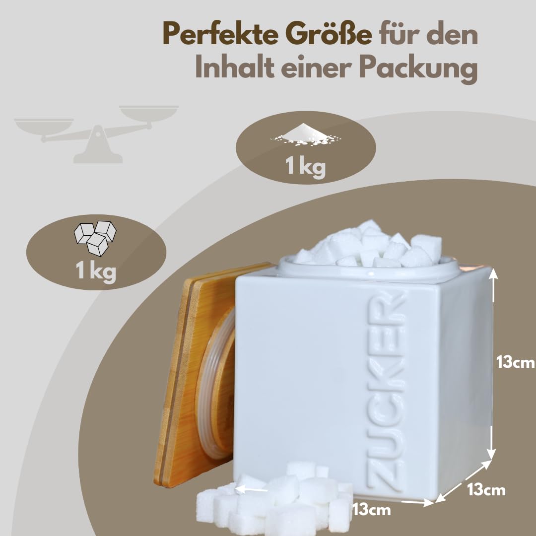 Chefclub Zucker-Dose Für Kinder – Bunt, Aus Metall, Hält Bis 1,5 Kg, Lebensmittelecht