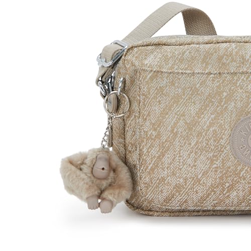 Image of Kipling Women's Abanu Medium Prt2 Crossbody Bag, Lightweight, Adjustable Waist Pack with Multi-Compartment Zip Pockets