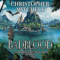 Dragon Eyre Badblood Audiolibro Por Christopher Mitchell arte de portada