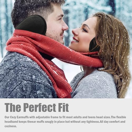 اغطية اذن شتوية للرجال والنساء قابلة للتعديل من دويناري مكونة من قطعتين