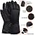 ROYADVE Heated Gloves for Men Women, Rechargeable Heated Gloves with Waterproof Winter Motorcycle Warm Glove with Touchscreen for Hunting Cycling Skiing Hiking Outdoor Working