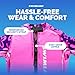 SWIMLINE Buoyant Zip-Up Swim Trainer Vest – Floating Life Jacket Suit for Children Ages 4+, Large 40-55 lbs, Girls, Pink