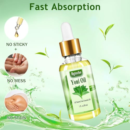 Image of 2PCS Yoni Oil for Women,Organic Feminine Oil,All Natural Tee Tree Essential Oil,Ph Balance Eliminates Odor,Feminine Deodorant Vaginal Moisturizer(1 fl oz /pc)